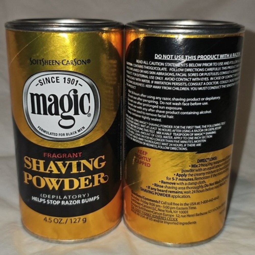SoftSheen-Carson Magic Shaving Powder Formulated for Black Men
